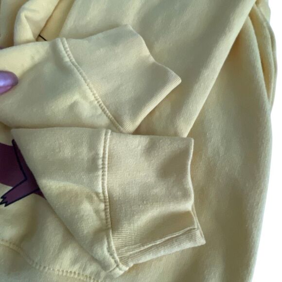 Nearly New! Pokémon Pikachu Yellow Hooded Zip Up Fleece Hoodie - Size Large - Picture 7 of 8